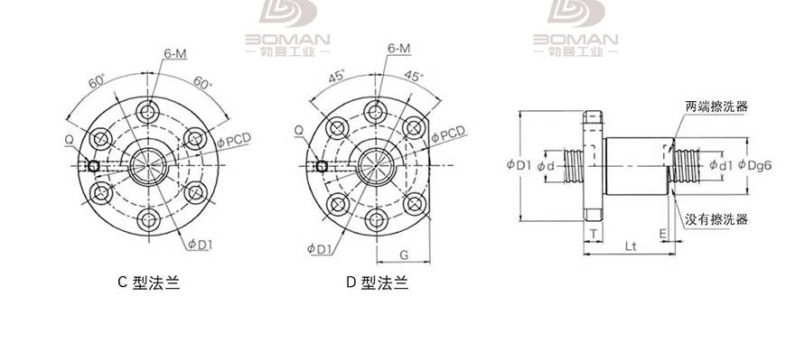 KURODA GD3205KT-DDPR 日本黑田丝杠和thk丝杠