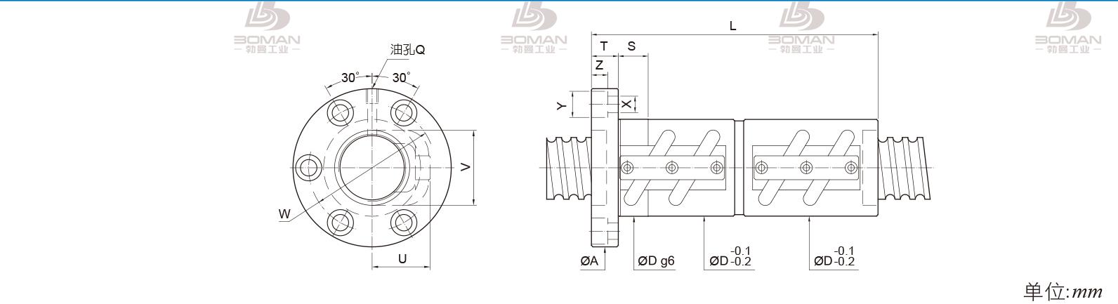 PMI FDVC-3205-3 PMI TBI研磨级滚珠丝杆